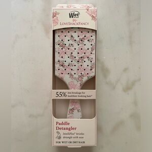 Love Shack Fancy Wet Brush Target Rose Beaux Pink Bows Paddle Detangler Brush